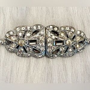 Vintage Art Deco Coro Duette Convertible Brooch & Shoe/Fur Clips